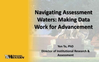 Navigating Assessment Waters: Making Data Work for Advancement