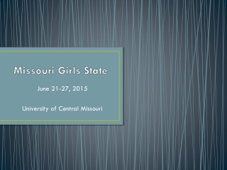 Missouri Girls State