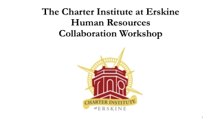 The Charter Institute at Erskine Human Resources Collaboration Workshop August 1, 2019