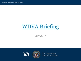 WDVA Briefing