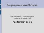 De gemeente van Christus