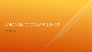 Organic Compounds