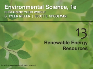 Renewable Energy Resources