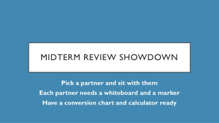 Midterm Review Showdown