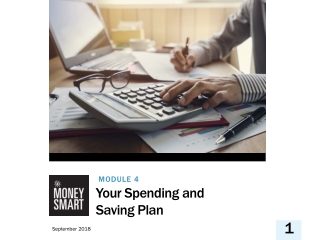 Module 4: Your Spending and Saving Plan