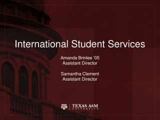 International Student Services