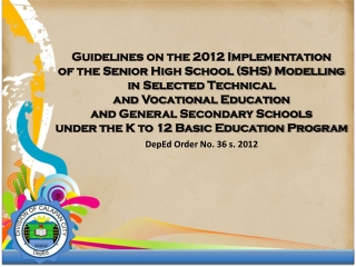 Guidelines on the 2012 Implementation