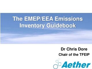 The EMEP/EEA Emissions Inventory Guidebook