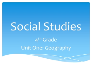 Social Studies