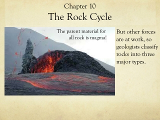 Chapter 10 The Rock Cycle