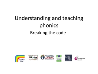 Understanding and teaching phonics