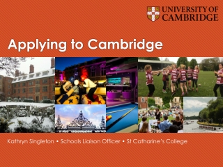 Applying to Cambridge