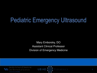 Pediatric Emergency Ultrasound