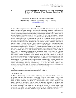 International Journal of Control and Automation Vol. 6, No. 2, April, 2013