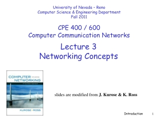 Lecture 3 Networking Concepts