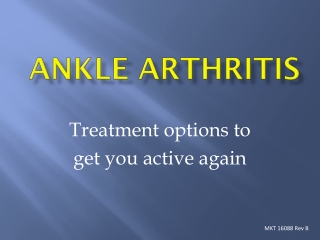 Ankle Arthritis