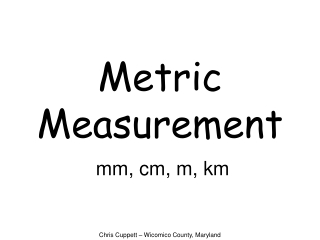 Metric Measurement