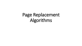 Page Replacement Algorithms