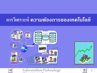 การวิเคราะห์ ความต้องการของเทคโนโลยี