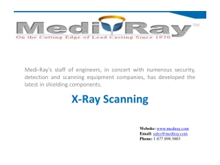 Medi-Ray The leader in custom lead shielding products.