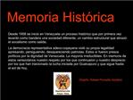 Memoria Hist rica