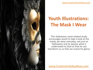 Youth Illustrations: The Mask I Wear