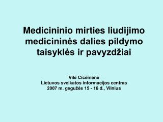 Mirties priežasčių dalis