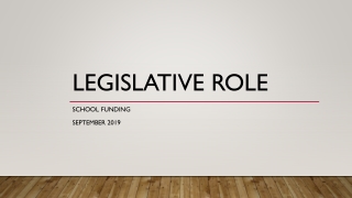 Legislative Role
