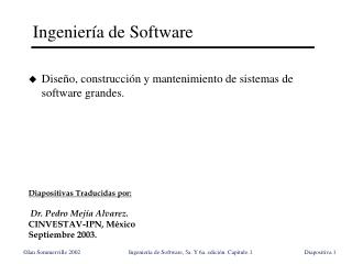 Ingeniería de Software