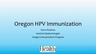 Oregon HPV Immunization