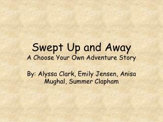 Swept Up and Away A Choose Your Own Adventure Story