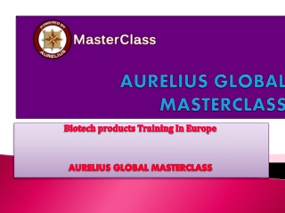 Biotech products Training in Europe