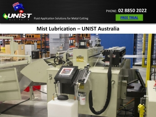 Mist Lubrication – UNIST Australia