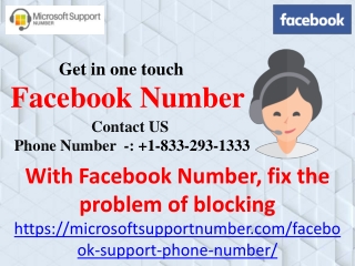 With Facebook Number, fix the problem of blocking