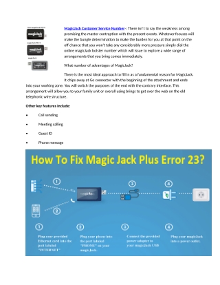 MagicJack App 1 (855) 892-0514 MagicJack MagicJack Customer Service Online chat