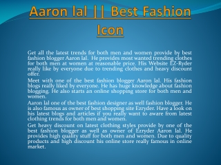 Aaron lal || Trending Clothes available at lowest cost