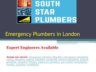 Plumber london