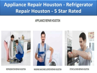Commercial Appliance Repair Houston