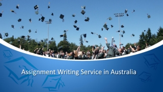 Assignment Writing Service in Australia