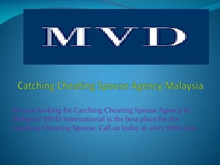Catching Cheating Spouse Agency Malaysia