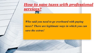 Tax preparation services in Penrith