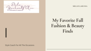 My Favorite Fall Fashion & Beauty Finds