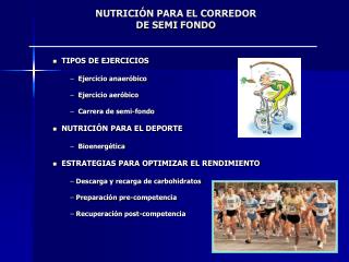 NUTRICIÓN PARA EL CORREDOR DE SEMI FONDO