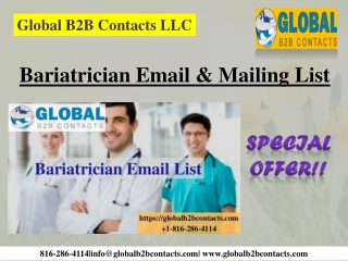 Bariatrician Email & Mailing List