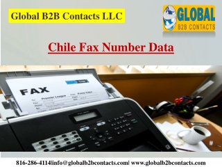 Chile Fax Number Data