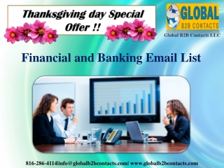 Financial and Banking Email List
