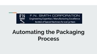 Automating the Packaging Process