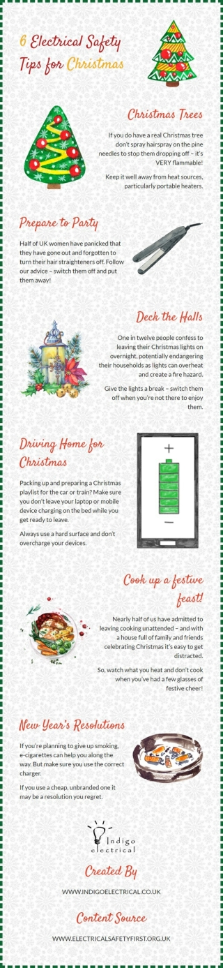 6 Electrical Safety Tips for Christmas