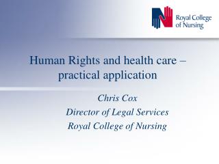 Human Rights and health care – practical application