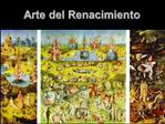 Arte del Renacimiento